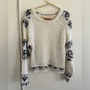 Anthropologie Pilcro Petra Feathered Sweater Size XS